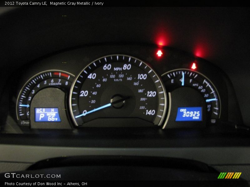 Magnetic Gray Metallic / Ivory 2012 Toyota Camry LE