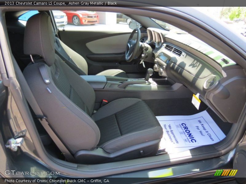 Ashen Gray Metallic / Black 2013 Chevrolet Camaro LS Coupe
