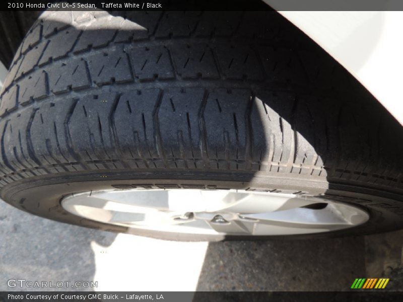 Taffeta White / Black 2010 Honda Civic LX-S Sedan
