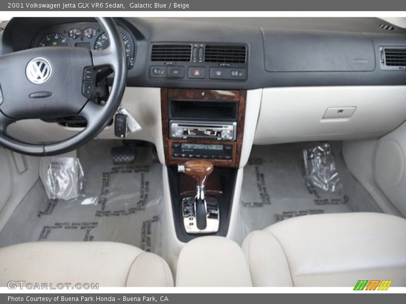 Galactic Blue / Beige 2001 Volkswagen Jetta GLX VR6 Sedan