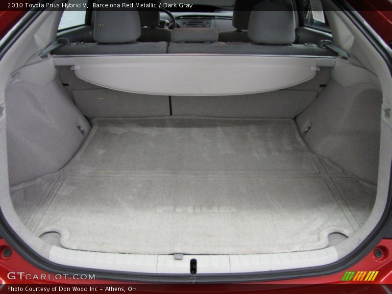 Barcelona Red Metallic / Dark Gray 2010 Toyota Prius Hybrid V
