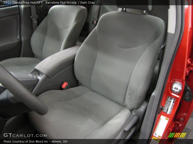 Barcelona Red Metallic / Dark Gray 2010 Toyota Prius Hybrid V