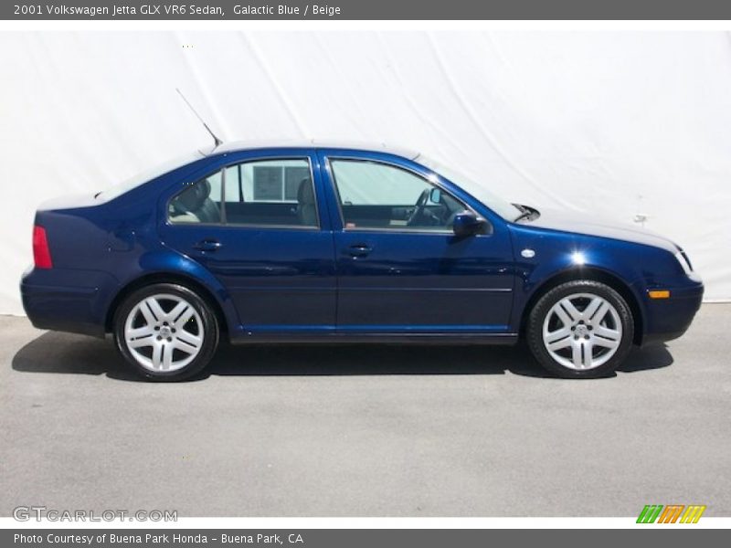 Galactic Blue / Beige 2001 Volkswagen Jetta GLX VR6 Sedan