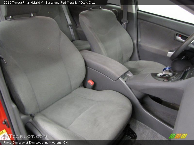 Barcelona Red Metallic / Dark Gray 2010 Toyota Prius Hybrid V