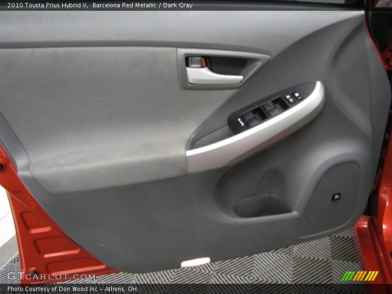 Barcelona Red Metallic / Dark Gray 2010 Toyota Prius Hybrid V