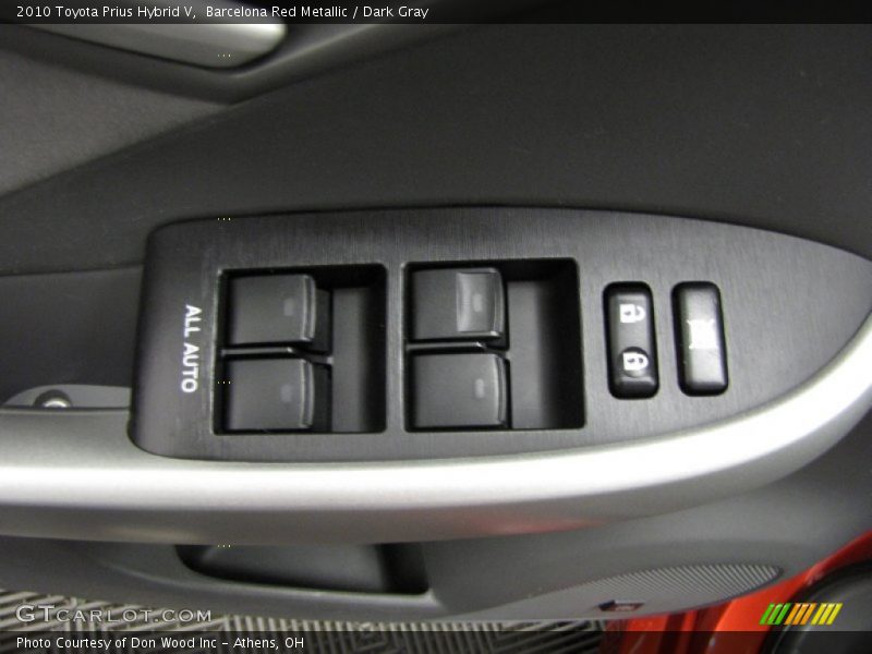 Barcelona Red Metallic / Dark Gray 2010 Toyota Prius Hybrid V