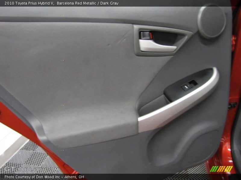 Barcelona Red Metallic / Dark Gray 2010 Toyota Prius Hybrid V