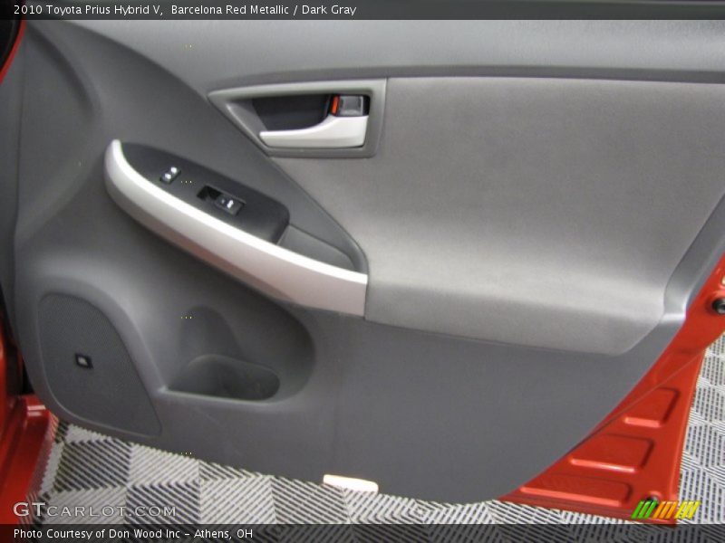 Barcelona Red Metallic / Dark Gray 2010 Toyota Prius Hybrid V