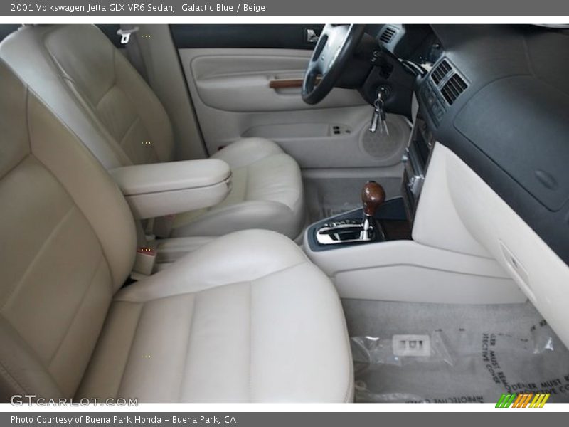 Galactic Blue / Beige 2001 Volkswagen Jetta GLX VR6 Sedan