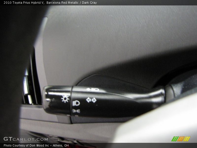 Barcelona Red Metallic / Dark Gray 2010 Toyota Prius Hybrid V
