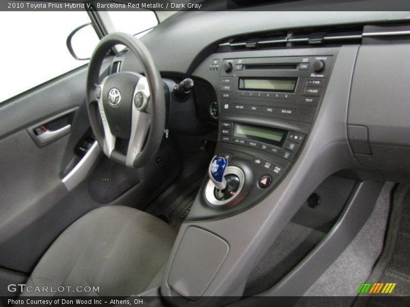 Barcelona Red Metallic / Dark Gray 2010 Toyota Prius Hybrid V