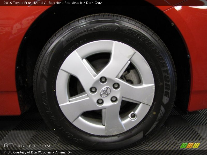 Barcelona Red Metallic / Dark Gray 2010 Toyota Prius Hybrid V