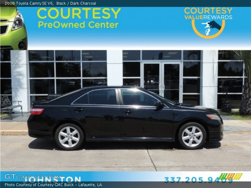 Black / Dark Charcoal 2008 Toyota Camry SE V6