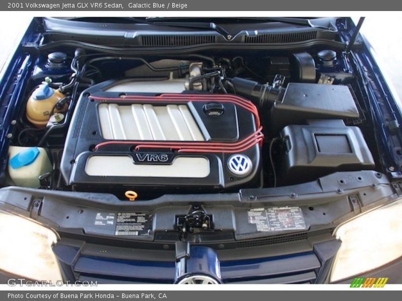 Galactic Blue / Beige 2001 Volkswagen Jetta GLX VR6 Sedan