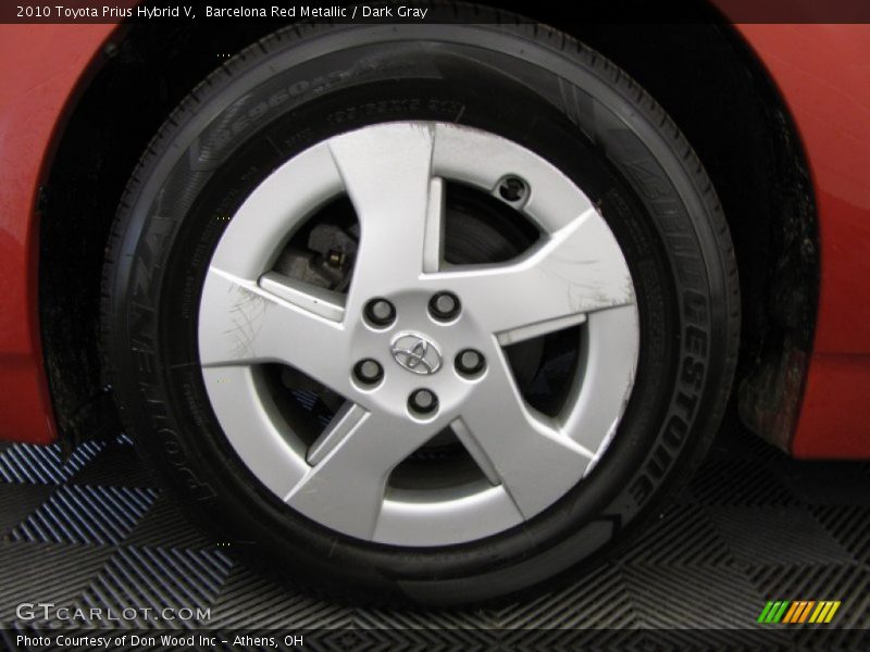 Barcelona Red Metallic / Dark Gray 2010 Toyota Prius Hybrid V