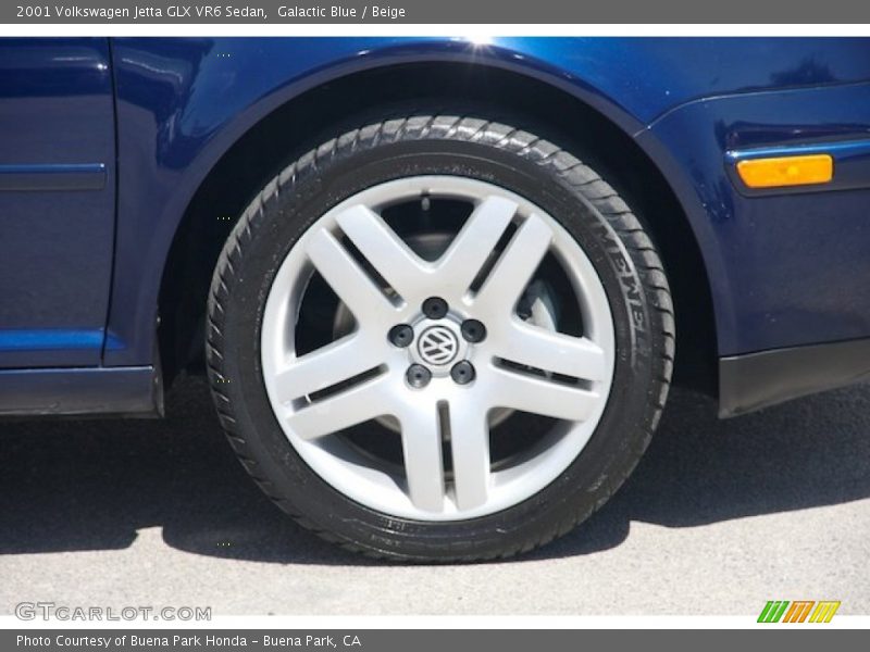 Galactic Blue / Beige 2001 Volkswagen Jetta GLX VR6 Sedan
