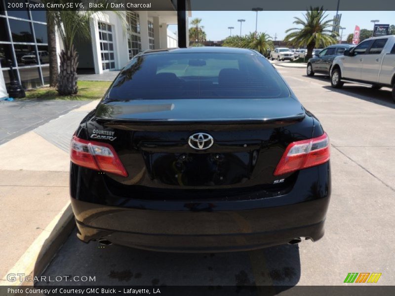 Black / Dark Charcoal 2008 Toyota Camry SE V6
