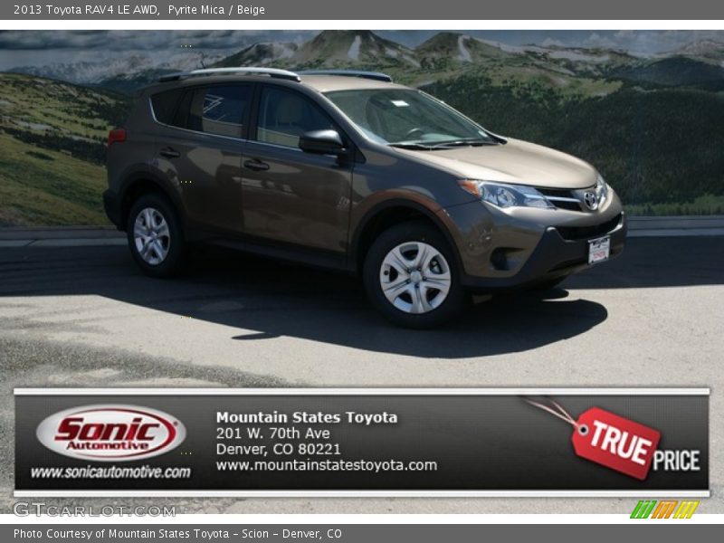 Pyrite Mica / Beige 2013 Toyota RAV4 LE AWD