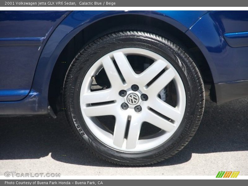 Galactic Blue / Beige 2001 Volkswagen Jetta GLX VR6 Sedan