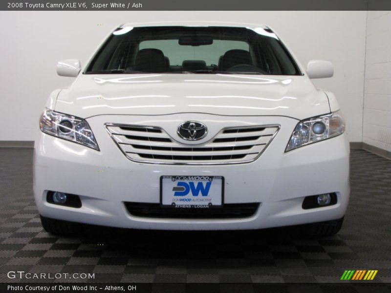 Super White / Ash 2008 Toyota Camry XLE V6