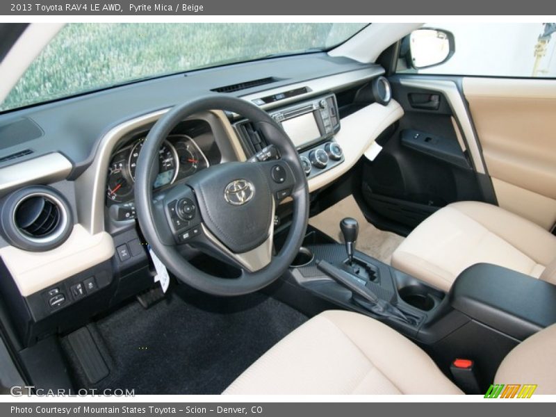 Pyrite Mica / Beige 2013 Toyota RAV4 LE AWD