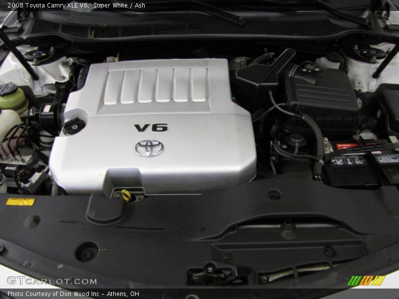 Super White / Ash 2008 Toyota Camry XLE V6