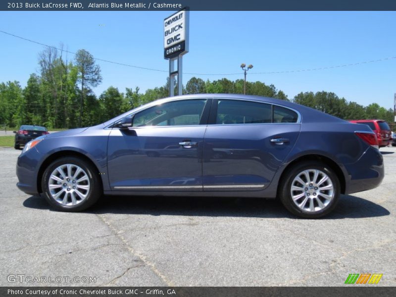 Atlantis Blue Metallic / Cashmere 2013 Buick LaCrosse FWD