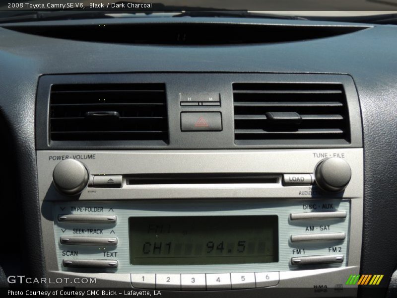 Black / Dark Charcoal 2008 Toyota Camry SE V6