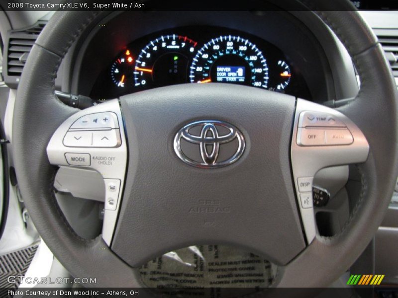 Super White / Ash 2008 Toyota Camry XLE V6