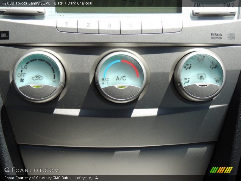 Black / Dark Charcoal 2008 Toyota Camry SE V6