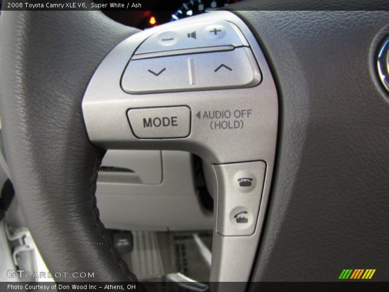 Super White / Ash 2008 Toyota Camry XLE V6