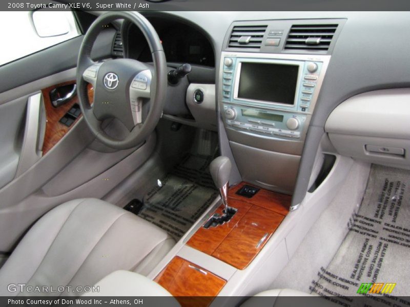 Super White / Ash 2008 Toyota Camry XLE V6