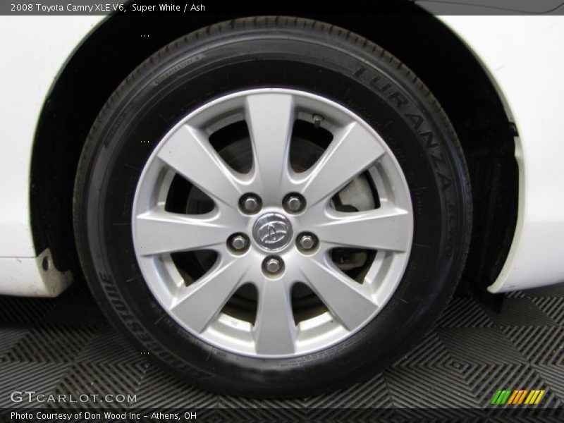 Super White / Ash 2008 Toyota Camry XLE V6