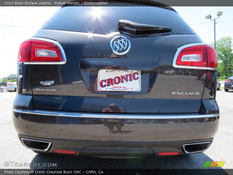 Iridium Metallic / Ebony Leather 2013 Buick Enclave Leather