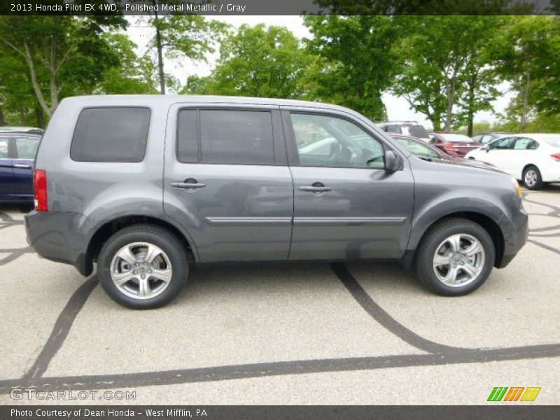 Polished Metal Metallic / Gray 2013 Honda Pilot EX 4WD