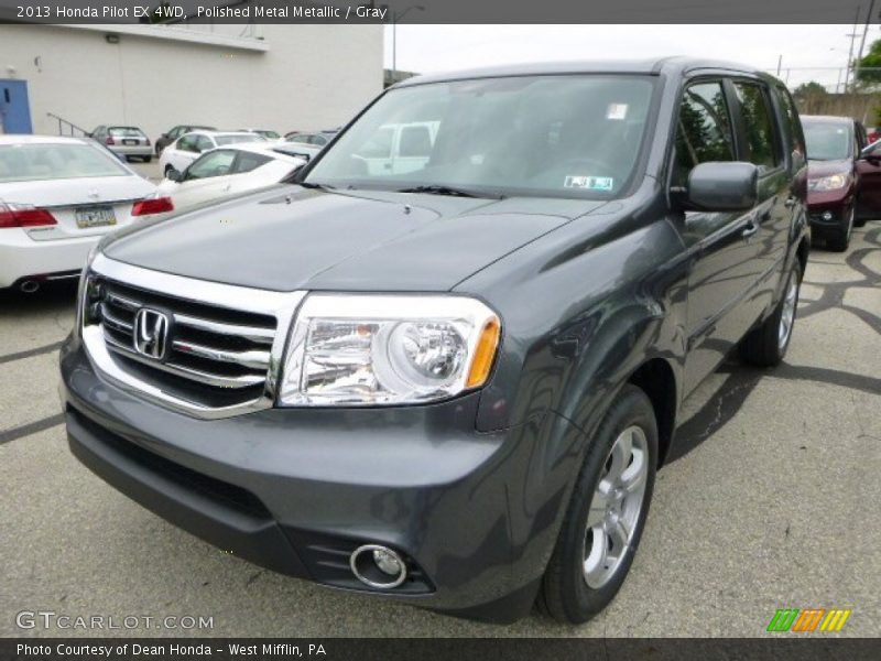 Polished Metal Metallic / Gray 2013 Honda Pilot EX 4WD