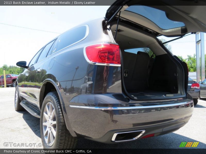 Iridium Metallic / Ebony Leather 2013 Buick Enclave Leather