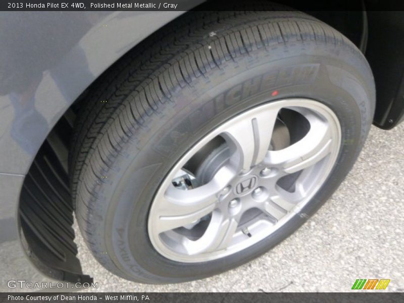 Polished Metal Metallic / Gray 2013 Honda Pilot EX 4WD