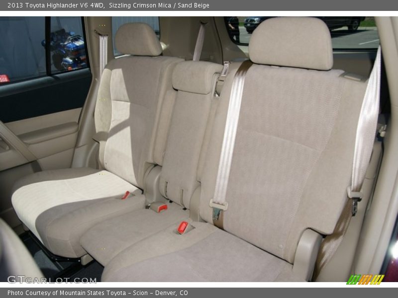 Sizzling Crimson Mica / Sand Beige 2013 Toyota Highlander V6 4WD