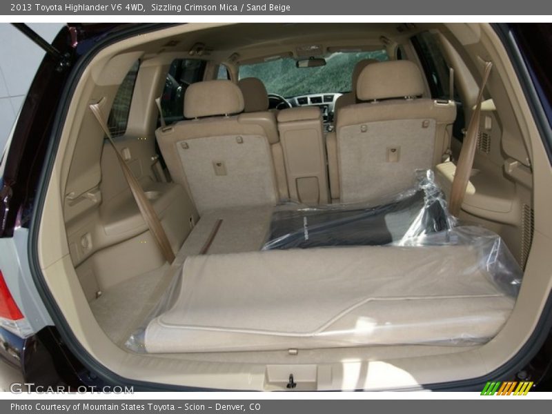 Sizzling Crimson Mica / Sand Beige 2013 Toyota Highlander V6 4WD