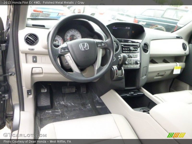Polished Metal Metallic / Gray 2013 Honda Pilot EX 4WD