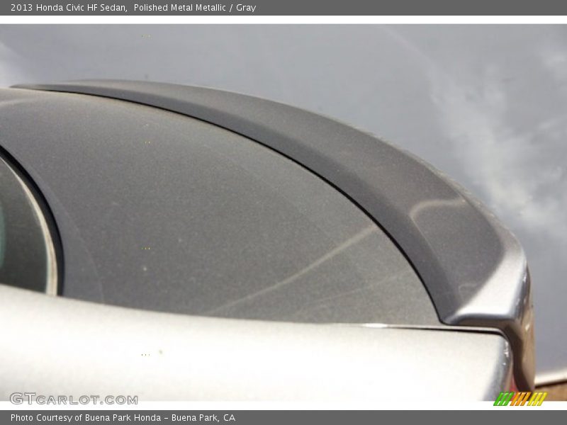 Polished Metal Metallic / Gray 2013 Honda Civic HF Sedan