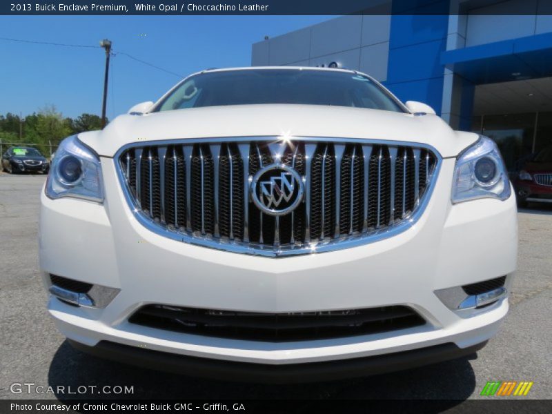 White Opal / Choccachino Leather 2013 Buick Enclave Premium