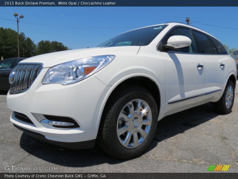 White Opal / Choccachino Leather 2013 Buick Enclave Premium