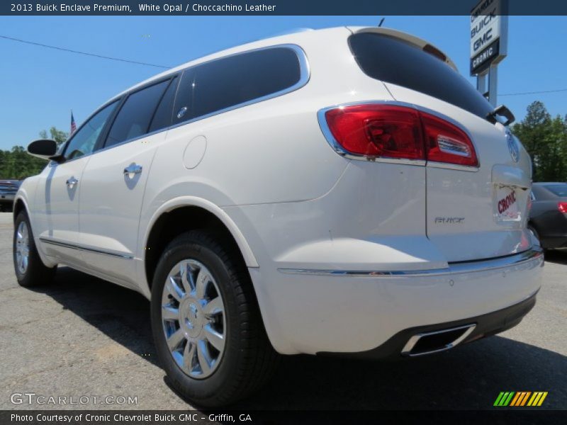 White Opal / Choccachino Leather 2013 Buick Enclave Premium