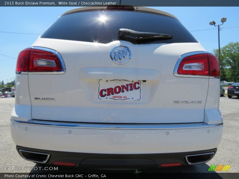 White Opal / Choccachino Leather 2013 Buick Enclave Premium