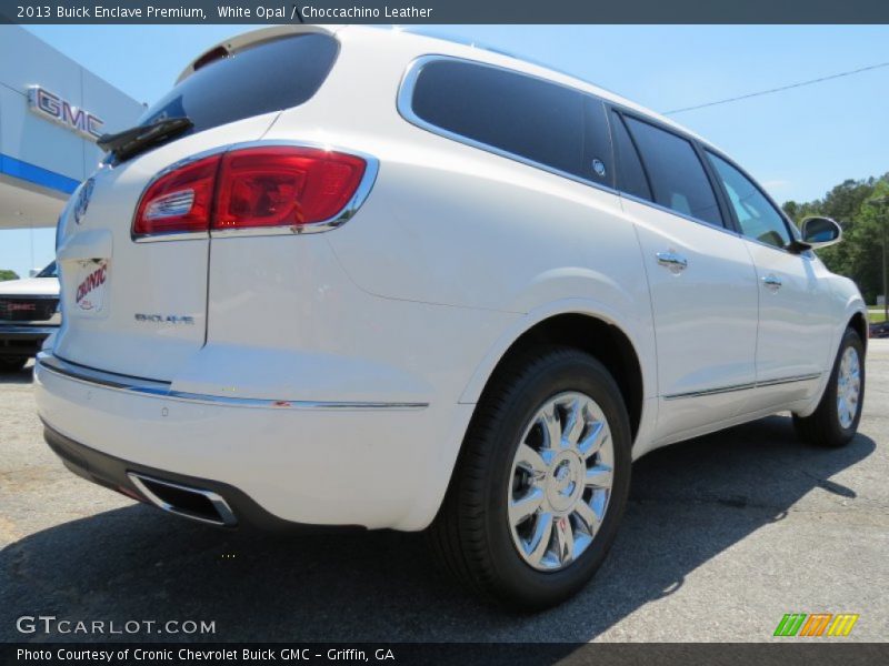 White Opal / Choccachino Leather 2013 Buick Enclave Premium
