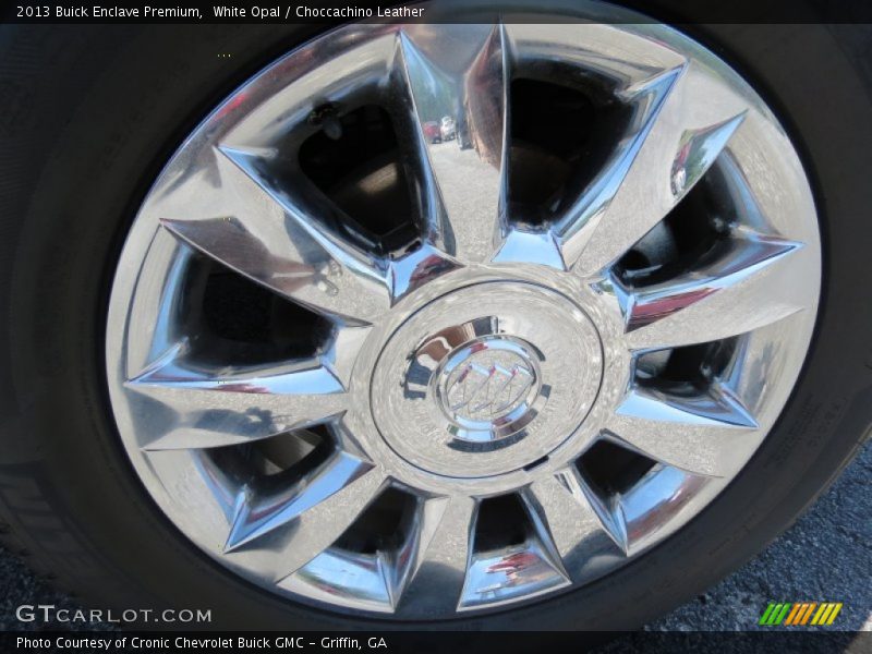 White Opal / Choccachino Leather 2013 Buick Enclave Premium