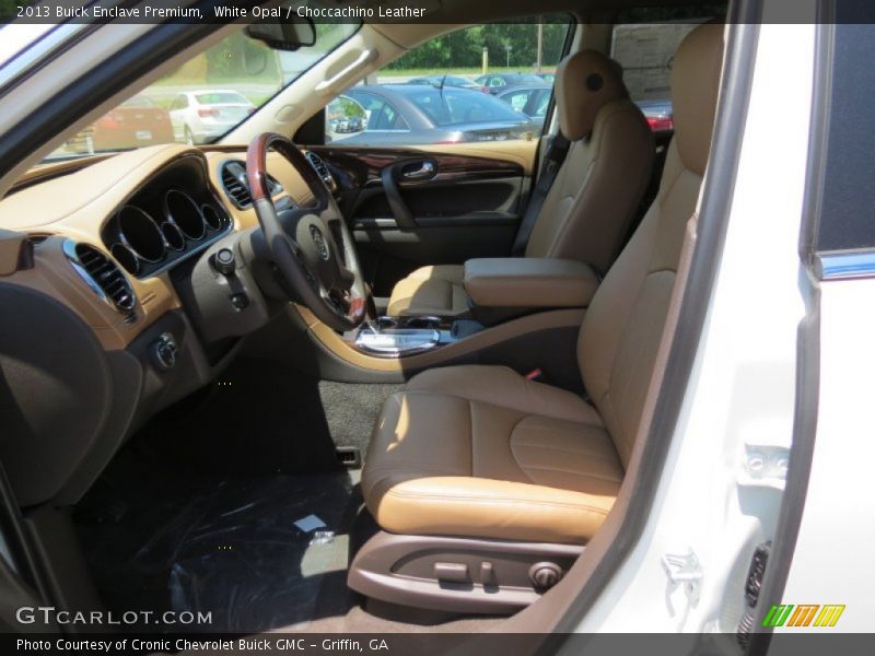 White Opal / Choccachino Leather 2013 Buick Enclave Premium