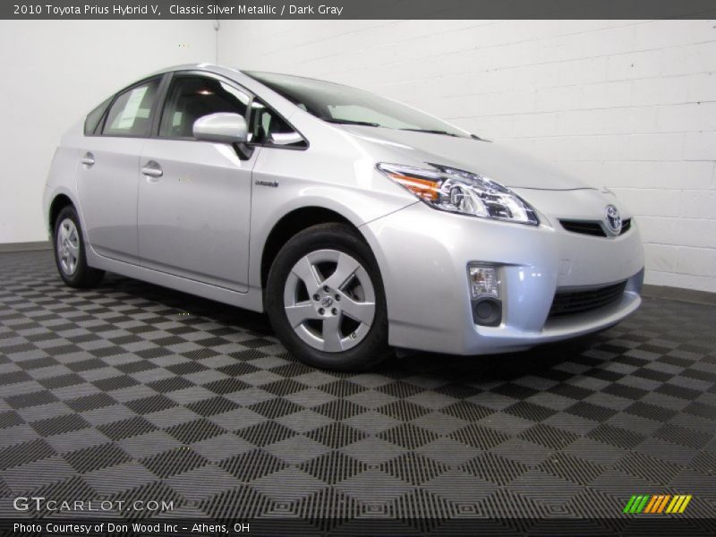 Classic Silver Metallic / Dark Gray 2010 Toyota Prius Hybrid V